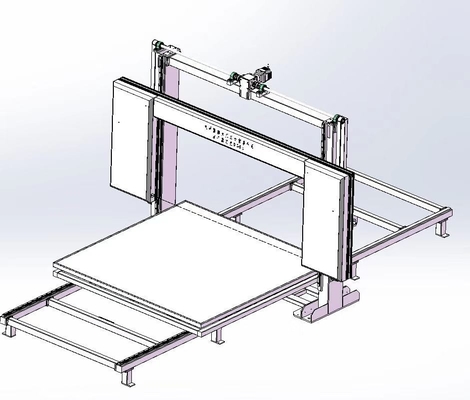 Taglierina verticale della lama di CNC Vibrition per schiuma flessibile rilegata 4kw 380V 50HZ
