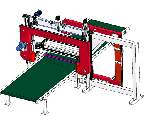 tagliatrice di CNC a doppia lama 10m/min di 380v 50hz DTC-SD2012