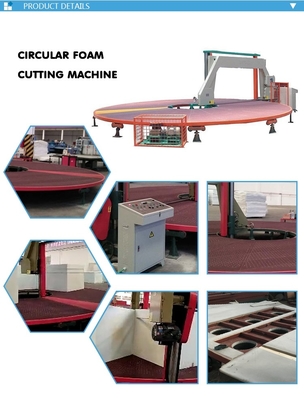 Comando digitale circolare orizzontale della tagliatrice della schiuma DTYQ-750 7.94kw