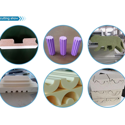 Macchina di taglio di schiuma PU completamente automatica con sistema di controllo informatico industriale per materiali rigidi e flessibili