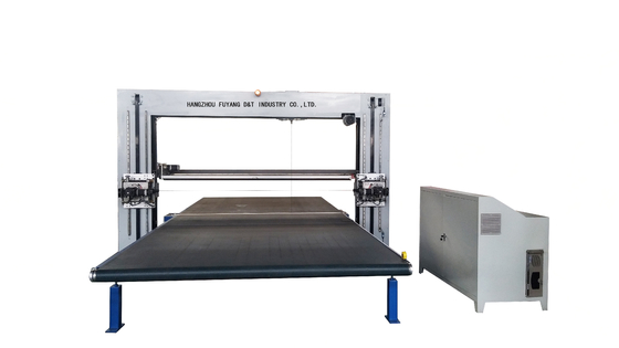 Lama d'oscillazione 6kw automatico dell'unità di elaborazione della spugna di CNC della schiuma orizzontale della tagliatrice