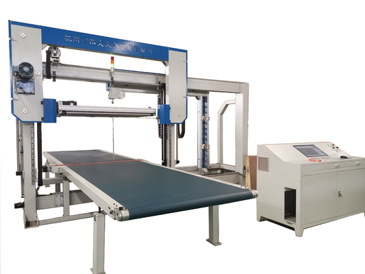 Lama d'oscillazione 6kw automatico dell'unità di elaborazione della spugna di CNC della schiuma orizzontale della tagliatrice
