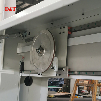 5 ruote filo veloce precisione PU schiuma macchina di taglio per la lana di roccia PIR EVA vertical cutter
