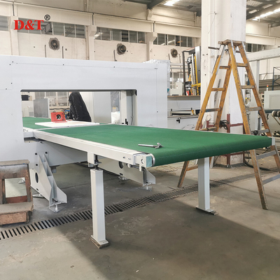 5 ruote filo veloce precisione PU schiuma macchina di taglio per la lana di roccia PIR EVA vertical cutter