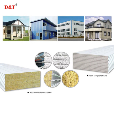 Eps Polyurethane PU Foam Sandwich Wall Panel Making Machine Linea di produzione continua di pannelli sandwich PU/PUR/PIR