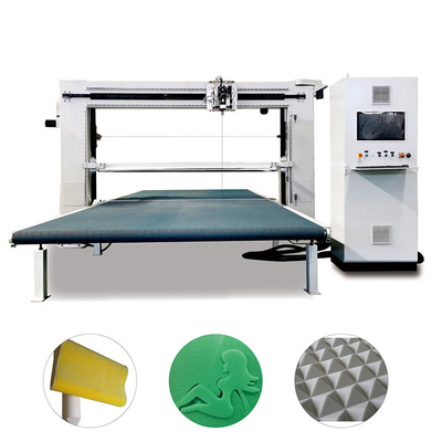 Macchina di taglio di schiuma a doppia lama oscillante CNC per l'industria del taglio flessibile di spugne D&T