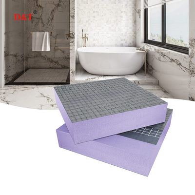 Pannello di supporto per piastrelle XPS ad alta resistenza, pannello di supporto impermeabile, fondo per pareti e pavimenti del bagno