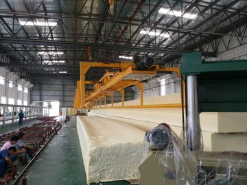Linea di produzione a macchina continua orizzontale della schiuma unità lunga del blocchetto di schiuma del morsetto