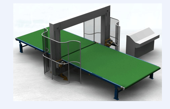 Taglierina verticale della lama di CNC Vibrition per schiuma flessibile rilegata 4kw 380V 50HZ