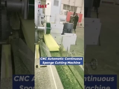 Macchina di rettifica automatica a forma di spugna nella linea di produzione di spugne abrasive per lavaggio dei piatti