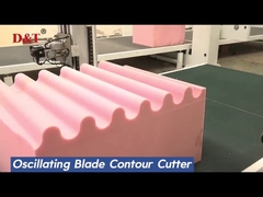 Macchina automatica di taglio di spugna Cnc Lattex Spugna Oscillating Blade Cutter