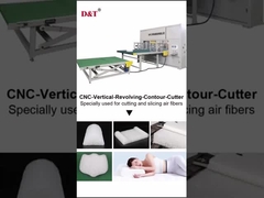 Automotive Verticale Rotante Contour Cutter High Speed Ring Knife Machine